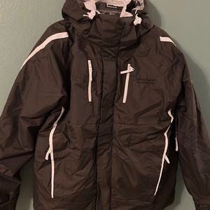 Precision Mountain Wear Men’s Brown Ski Snowboard Coat Sz M